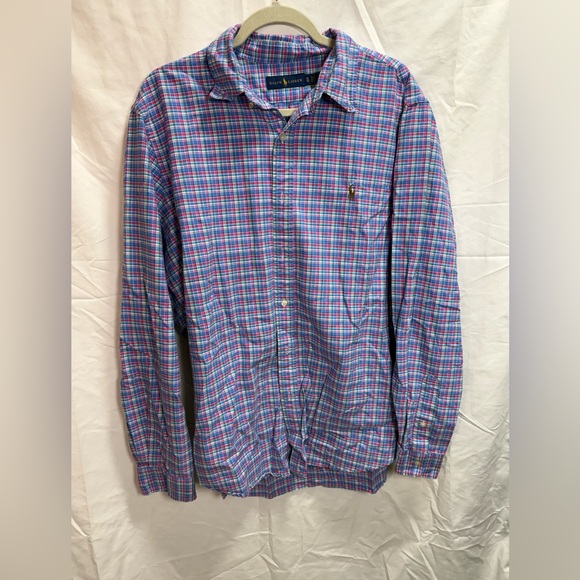 Ralph Lauren Other - Ralph Lauren Men’s Plaid Button Down Shirt XL 100% Cotton Long Sleeve